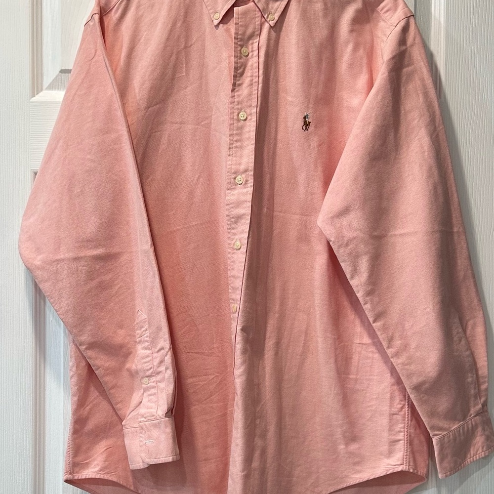 Ralph Lauren The Iconic Oxford Shirt Classic Fit Shirt Kona Orange - Picture 4 of 11